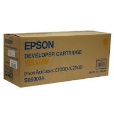 Epson C13S050034 C1000/C2000 Sarı Orjinal Toner