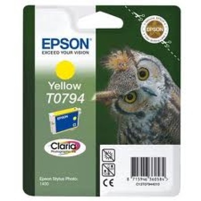 Epson C13T07944020 (T0794) Sarı Orjinal Kartuş - Stylus Photo 1400