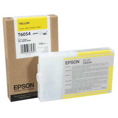 Epson C13T605400 (T6054) Sarı Orjinal Kartuş - Stylus Pro 4800