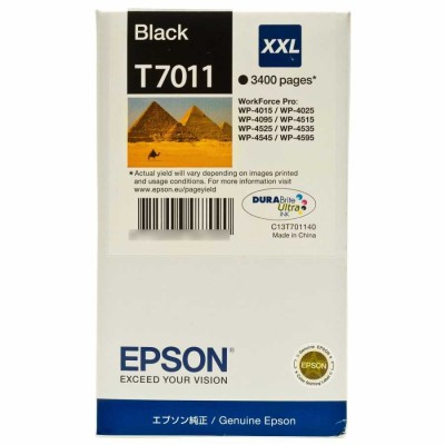 Epson C13T70114010 (T7011) Siyah XXL Orjinal Kartuş - WP-4015DN