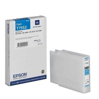 Epson C13T75524010 Orjinal Mavi Kartuş - WF-8010DW / WF-8090