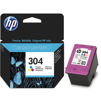 HP 304 Renkli Orjinal Kartuş DeskJet 3720 3730
