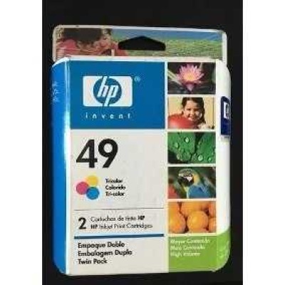 HP C8799A (49) Renkli Orjinal Kartuş 2li Paket - Deskjet 350