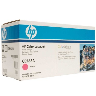 HP CE263A Kırmızı Orjinal Toner - CP4525dn / CP4525n
