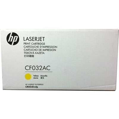 HP CF032AC (646A) Sarı Orjinal Toner - LaserJet CM4540