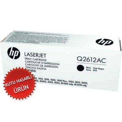 HP Q2612AC (12A) Siyah Orjinal Toner - Laserjet 1010
