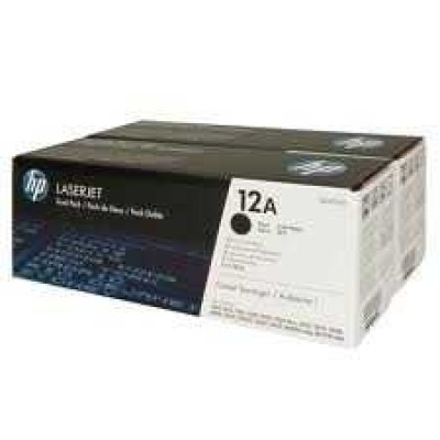 HP Q2612AD (12A) Siyah Orjinal Toner 2li Paket - Laserjet 1010