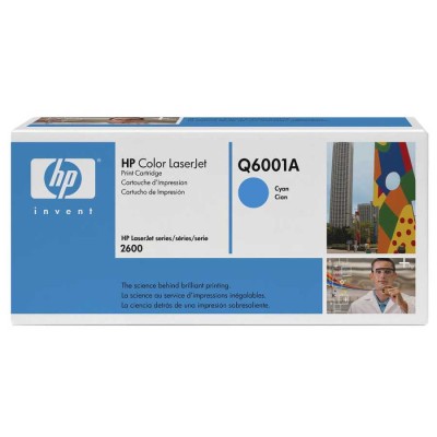 HP Q6001A Mavi Orjinal Toner - Laserjet 1600