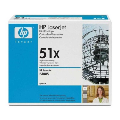 HP Q7551X (51X) Siyah Orjinal Toner - LaserJet 3005