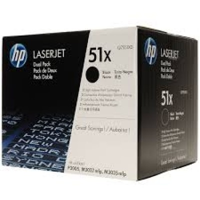 HP Q7551XD Siyah 2li Paket Orjinal Toner - LaserJet 3005