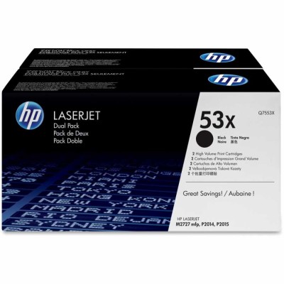 HP Q7553XD (53X) İkili Paket Orjinal Toner Yüksek Kapasite - Laserjet P2014 / P2015d