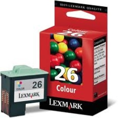 Lexmark 10N0026 Renkli Orjinal Kartuş - X1270