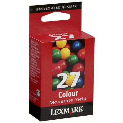 Lexmark 10N0227 27 Renkli Orjinal Kartuş X1270 Z640
