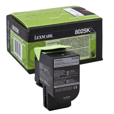 Lexmark 80C2SK0 Siyah Orjinal Toner