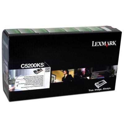 Lexmark C5200KS Siyah Orjinal Lazer Toner - C522 / C524