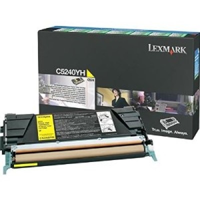 Lexmark C5240YH Sarı Orjinal Toner - C524 / C534