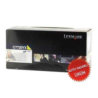 Lexmark C7720YX Sarı Orjinal Toner - C772 / X772