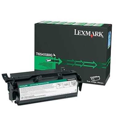Lexmark T654X80G Siyah Orjinal Toner - T654