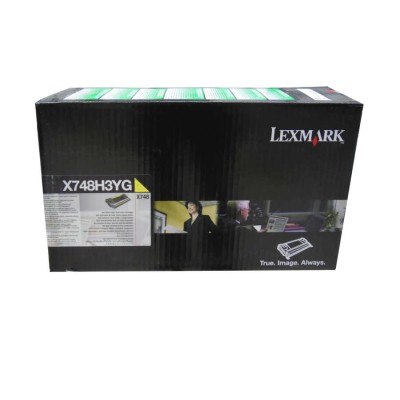Lexmark X748H3YG Sarı Orjinal Toner - X748DE / X748DTE