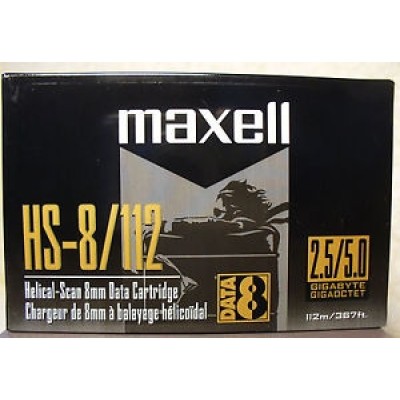 Maxell 8mm 112m 2.3 GB / 4.6 GB HS-8 / 112 Data Kartuş