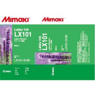 Mimaki LX101-G-60 Yeşil Orjinal Lateks Mürekkep JV400-130LX , JV400-160LX