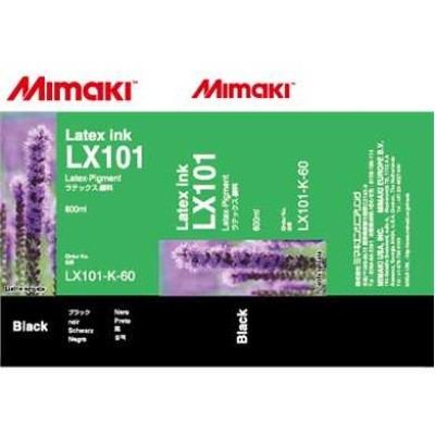 Mimaki LX101-K-60 Siyah Orjinal Lateks Mürekkep JV400-130LX , JV400-160LX