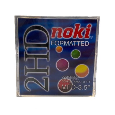 Noki MF2HD 3.5 HD 1,44 MB Floppy Disk - Biçimlendirilmiş Disket 10LU Paket