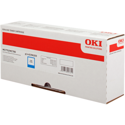 OKI 45396203 Mavi Orjinal Toner - MC770 / MC780