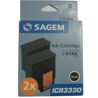 Sagem ICR-333D Siyah Orjinal Kartuş - IF-4125 / IF-4155