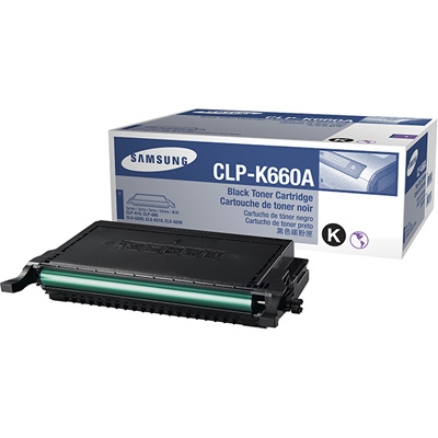 Samsung CLP-K660A/SEE Siyah Orjinal Toner - CLP-610 / CLP-660