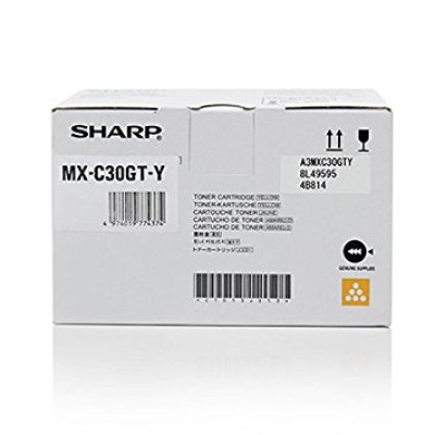 Sharp MX-C30GT-Y Sarı Orjinal Toner - MX-C250 / MX-C300
