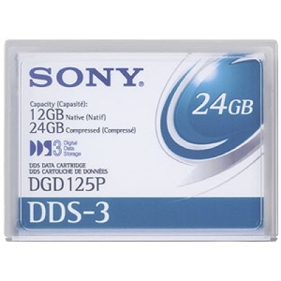 Sony DGD125P DDS3 Data Kartuşu 12 GB / 24 GB , 125m, 4 mm (Veri Yedekleme Kaseti)