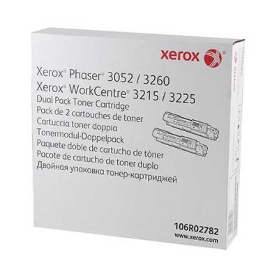 Xerox 106R02782 Orjinal Toner 2li Paket - Phaser 3052 / 3260