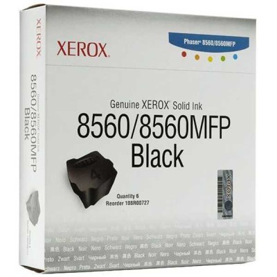 Xerox 108R00727 Siyah Katı Mürekkep Toner 6lı Paket - Phaser 8560
