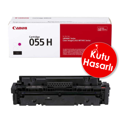 Canon CRG 055H M 3018C002 Kırmızı Orjinal Toner LBP662Cdw MF742Cdw C