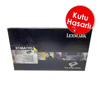 Lexmark X746A1YG Sarı Orjinal Toner - X746 / X748