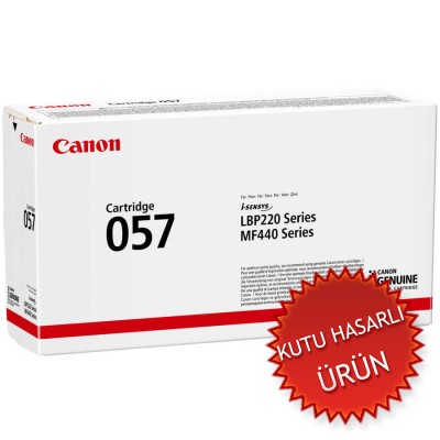 Canon CRG-057 (3009C002) Siyah Orjinal Toner - LBP223 / LBP226 (C)