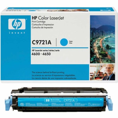 HP C9721A (641A) Mavi Orjinal Toner - LaserJet 4600  (T4198)