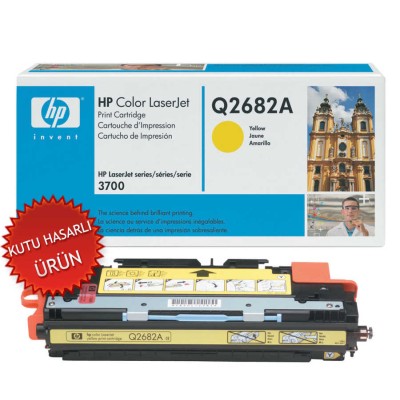HP Q2682A (311A) Sarı Orjinal Toner - LaserJet 3700 (C) (T8237)