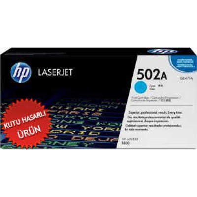 HP Q6471A (502A) Mavi Orjinal Toner - Laserjet 3600 (C) (T4853)