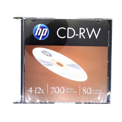 HP Rewriteable CD-RW 4-12X 700MB Boş CD (10'lu Paket) (T16396)