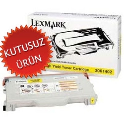 Lexmark 20K1402 Sarı Orjinal Toner