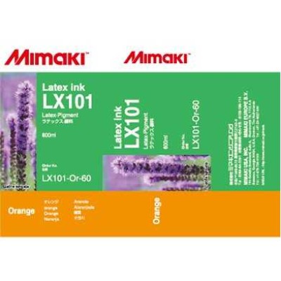 Mimaki LX101-OR-60 Orange(Turuncu) Orjinal Lateks Mürekkep JV400-130LX , JV400-160LX (T11212)