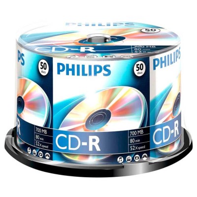 Philips 52X Speed 700 MB CD-R (50'li Paket) (T16042)