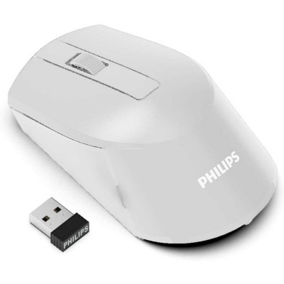 Philips M374 Beyaz 2.4GHz Kablosuz Mouse (SPK7374/00) (T15527)