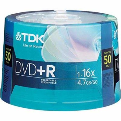 Tdk DVD-R 4.7GB 16X 50'li Paket Cakebox (T9640)