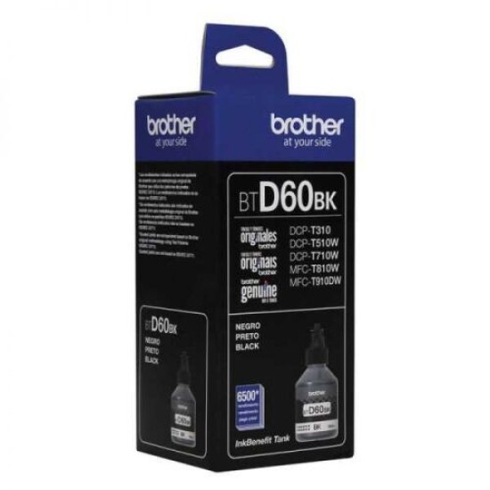 Brother BTD60BK Siyah Orjinal Mürekkep Kartuş - HL-T4000DW / DCP-T310 Brother BTD60BK Siyah Orjinal Mürekkep Kartuş - HL-T4000DW / DCP-T310