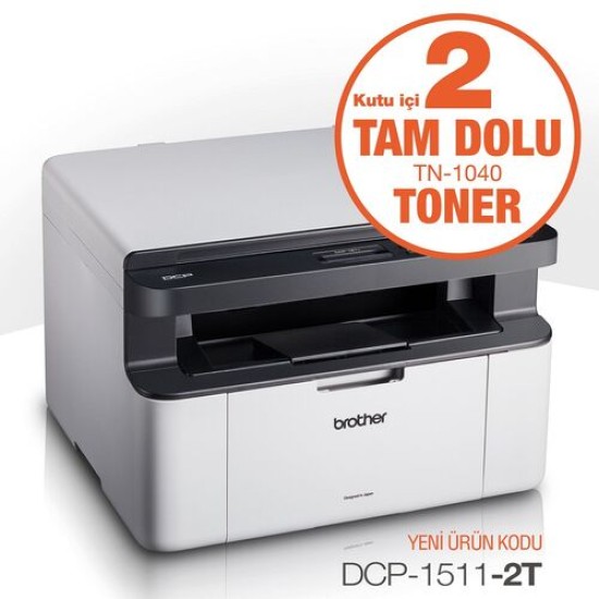Brother DCP-1511-2T Fotokopi + Tarayıcı + USB Çok Fonksiyonlu Yazıcı Brother DCP-1511-2T Fotokopi + Tarayıcı + USB Çok Fonksiyonlu Yazıcı