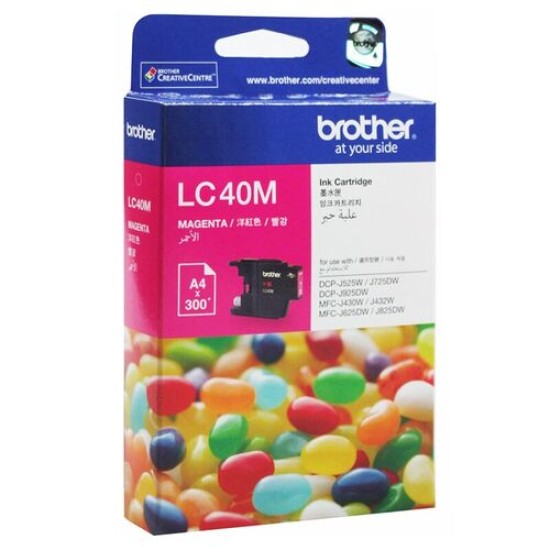 Brother LC-40M Kırmızı Orjinal Kartuş - DCPJ525W Brother LC-40M Kırmızı Orjinal Kartuş - DCPJ525W