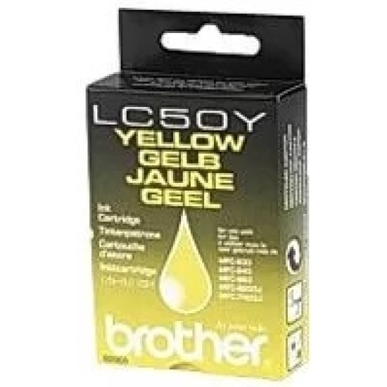 Brother LC-50Y Sarı Orjinal Kartuş - MFC-7400 / MFC-830 Brother LC-50Y Sarı Orjinal Kartuş - MFC-7400 / MFC-830